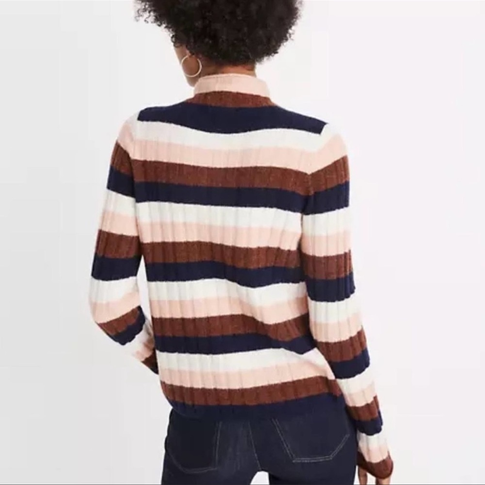 Madewell stripped turtleneck sweater - Picture 2 of 8